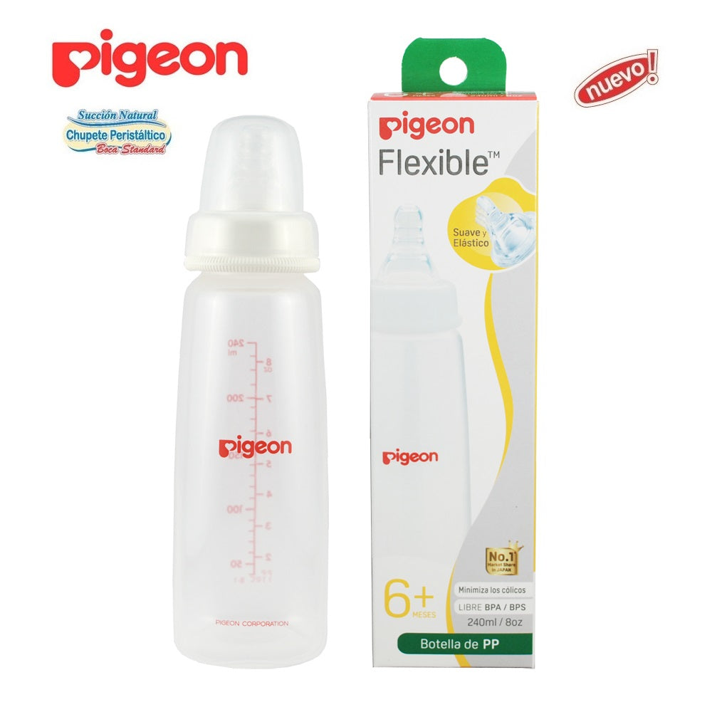 Biberon Peristáltico Boca Estándar Plástico 240 Ml