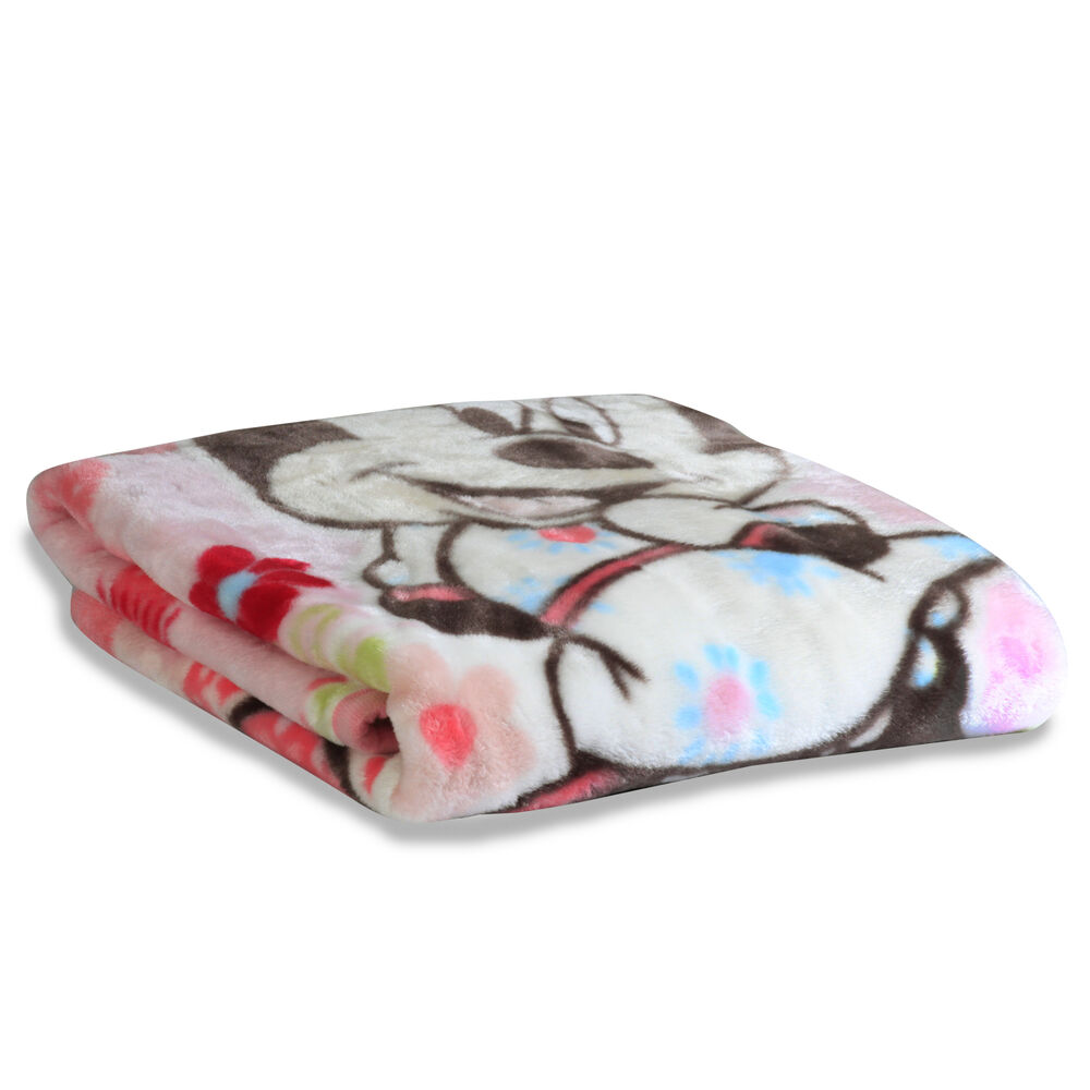 Frazada Licencia Original Disney Minnie Celeste 140x110 cm