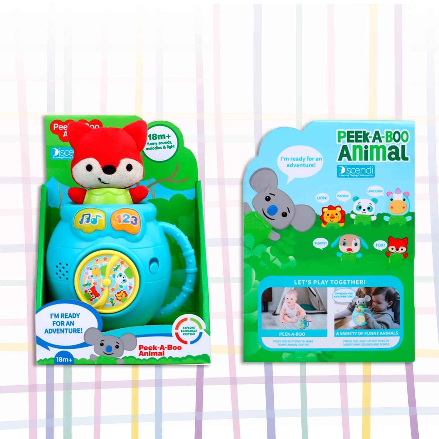 Tazon Interactivo Musical Figura Animales