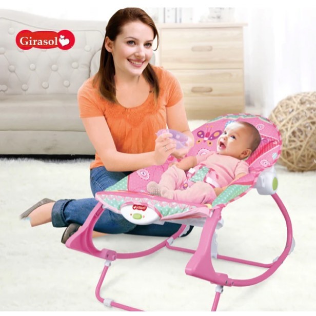 Silla Mecedora Musical Vibradora Coneja 18 Kg