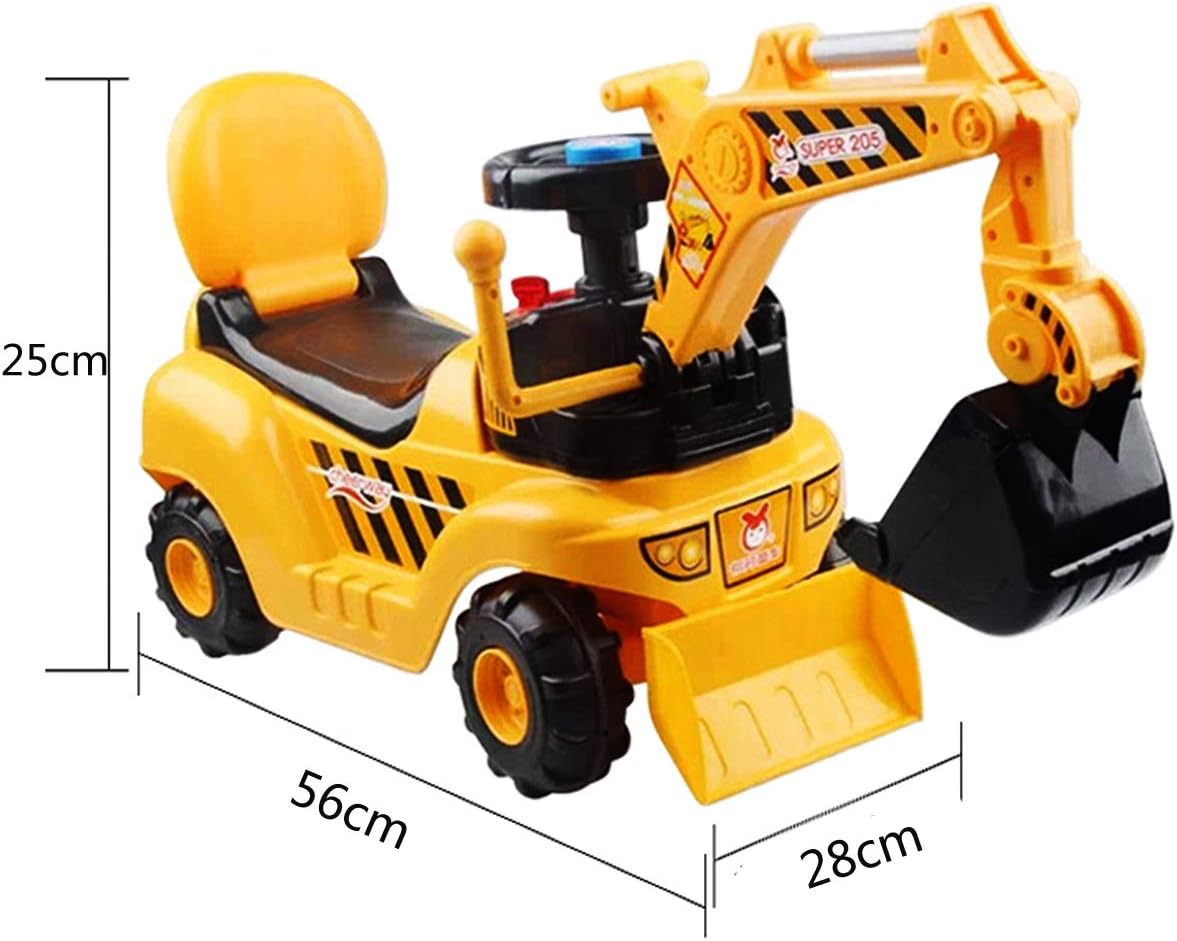 Camión Retroexcavadora con Brazo Mecánico Móvil y Sonido