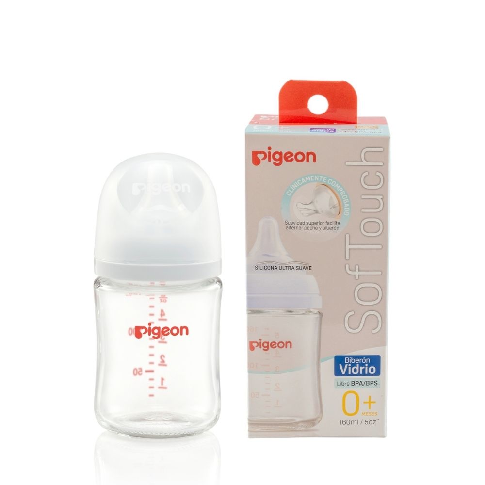 Biberon Peristaltico Boca Ancha Vidrio 160 Ml