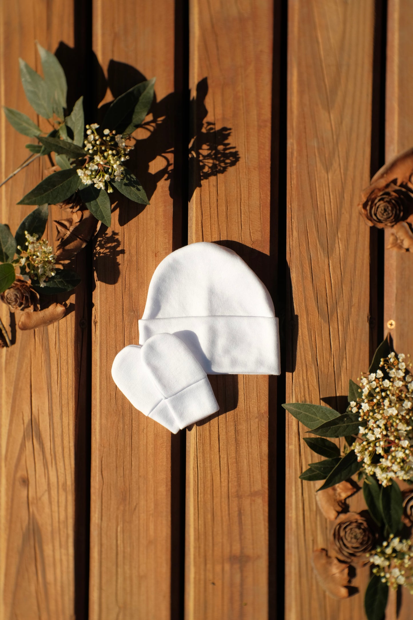 Baby Shower FILIUS Box Dúo Pack Miton + Gorro Recien Nacido Algodon Producto Chileno