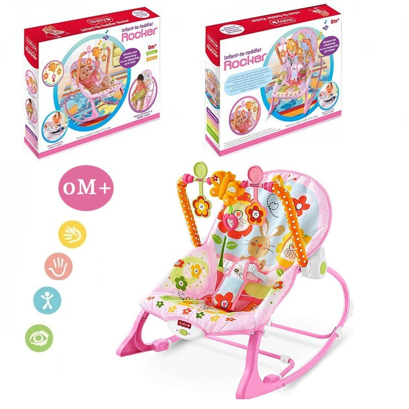 Silla Mecedora Musical Vibradora Coneja 18 Kg