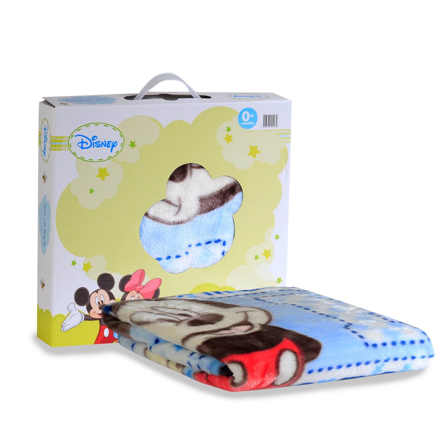 Frazada Licencia Original Disney Mickey Celeste 140x110 cm