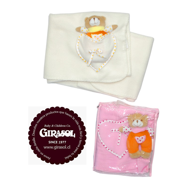 Set Regalo Recién Nacido Manta y Peluche