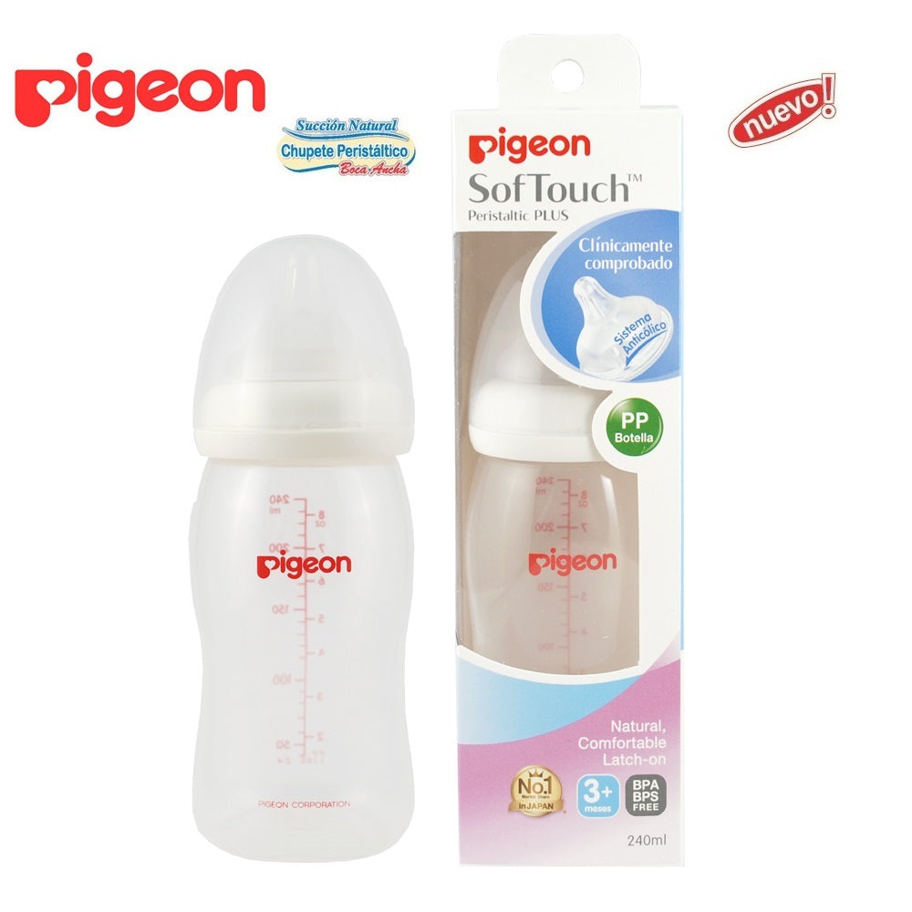 Mamadera Pigeon Pp +3M 240 ml