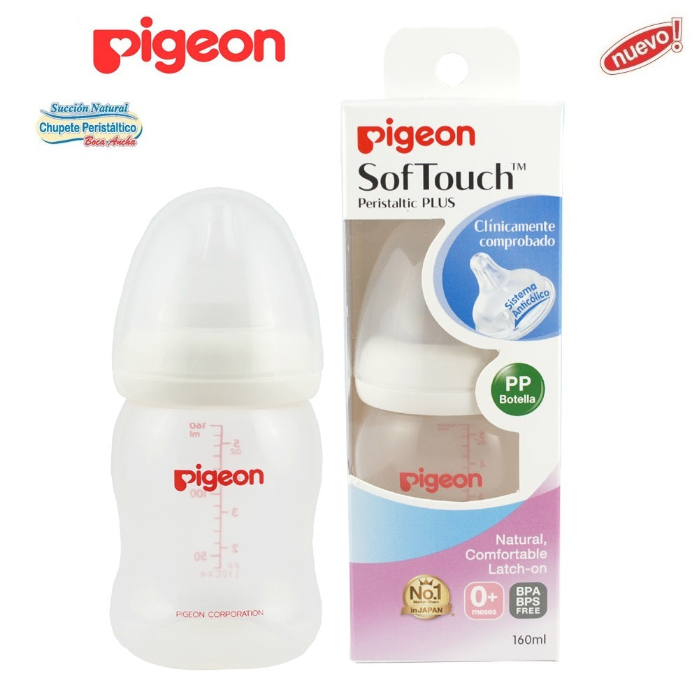 Biberon Peristaltico Boca Ancha Plastico 160 Ml