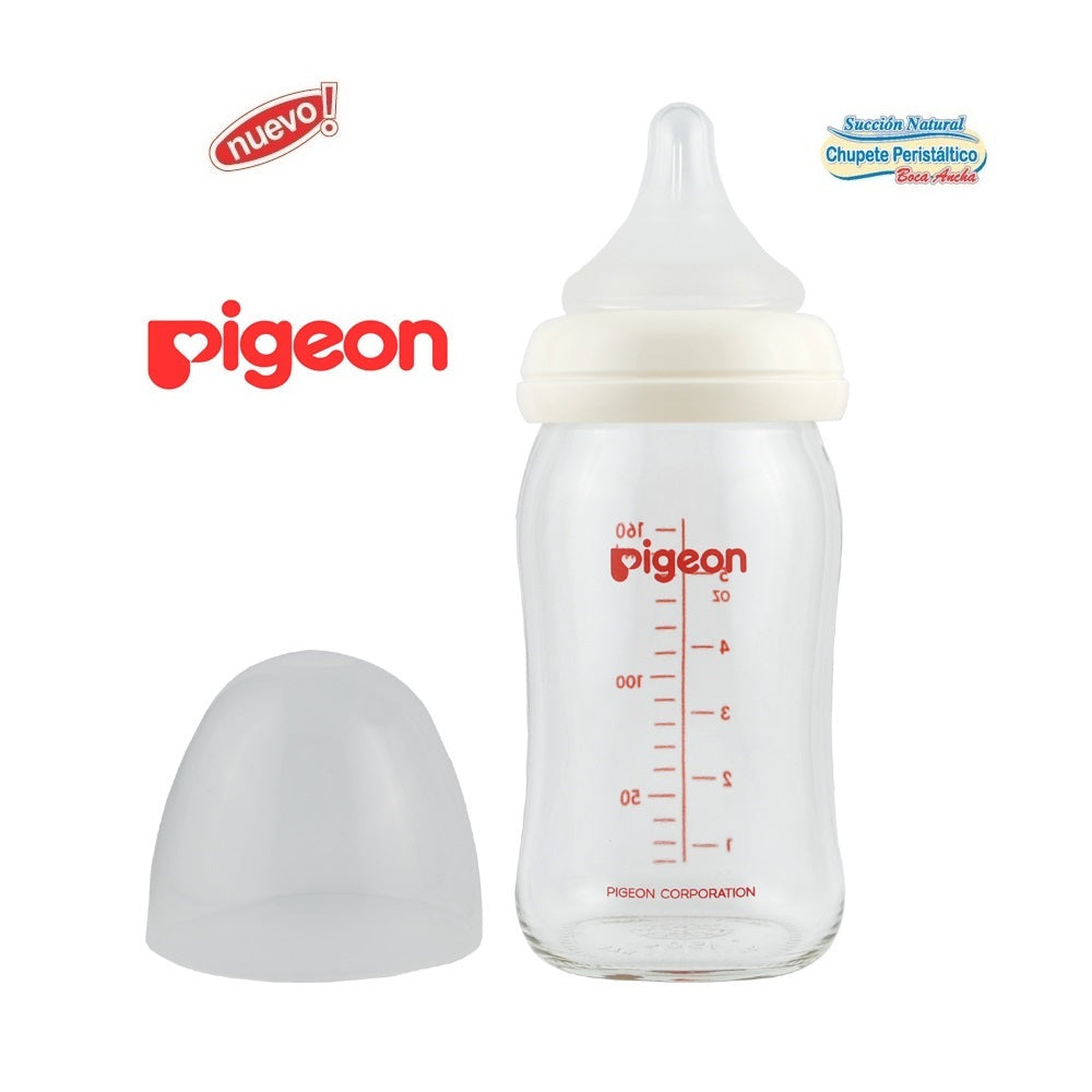 Biberon Peristaltico Boca Ancha Vidrio 160 Ml