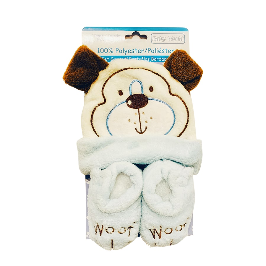 Set Gorro Pantuflas Baño
