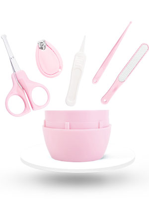 Vaso Compacto Juego Corta Uñas & Lima Bebe