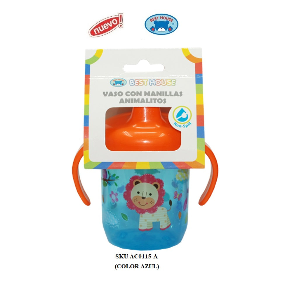 Vaso Con Manilla Animalitos