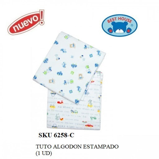 Tuto Algodón Estampado 1 Pcs Best House