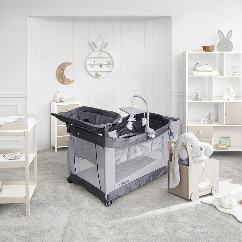 Juego Cuna Corral Estrellas Y Lunas