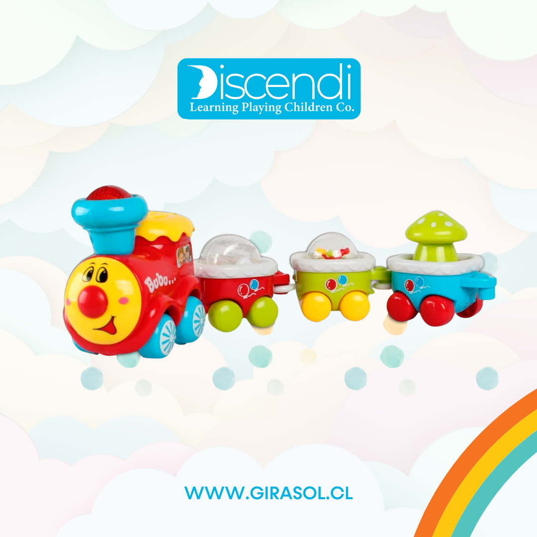 Tren Musical Interactivo Con Vagones Y Luces
