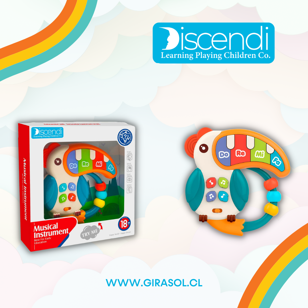 Pianito Musical Compacto Interactivo Figura Animales