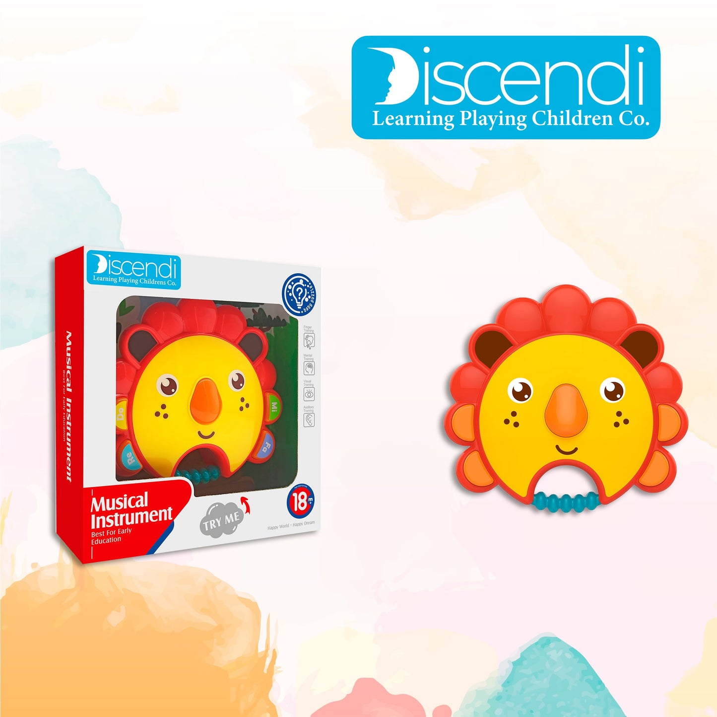 Pianito Musical Compacto Interactivo Figura Animales