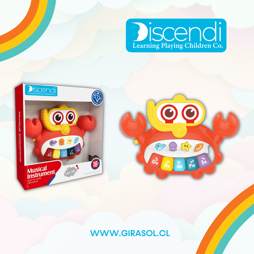 Pianito Musical Compacto Interactivo Figura Animales