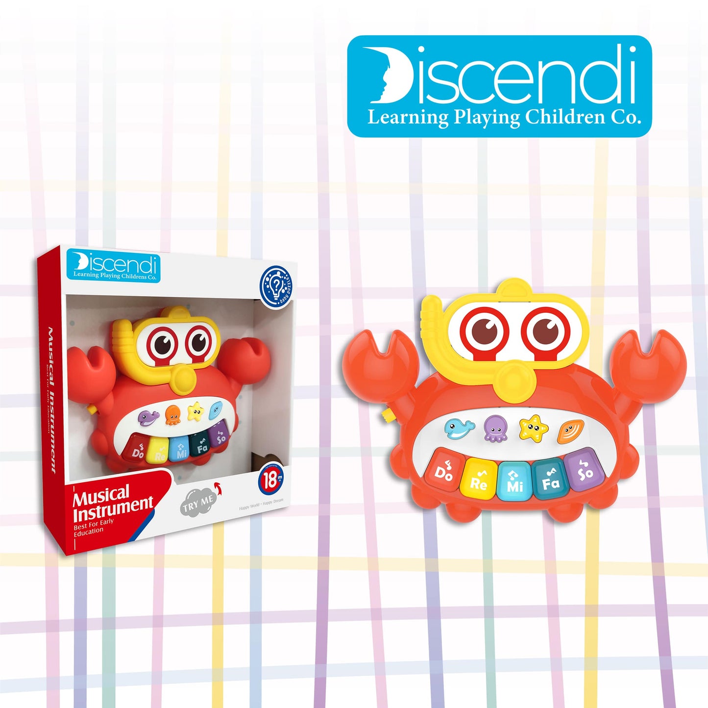 Pianito Musical Compacto Interactivo Figura Animales
