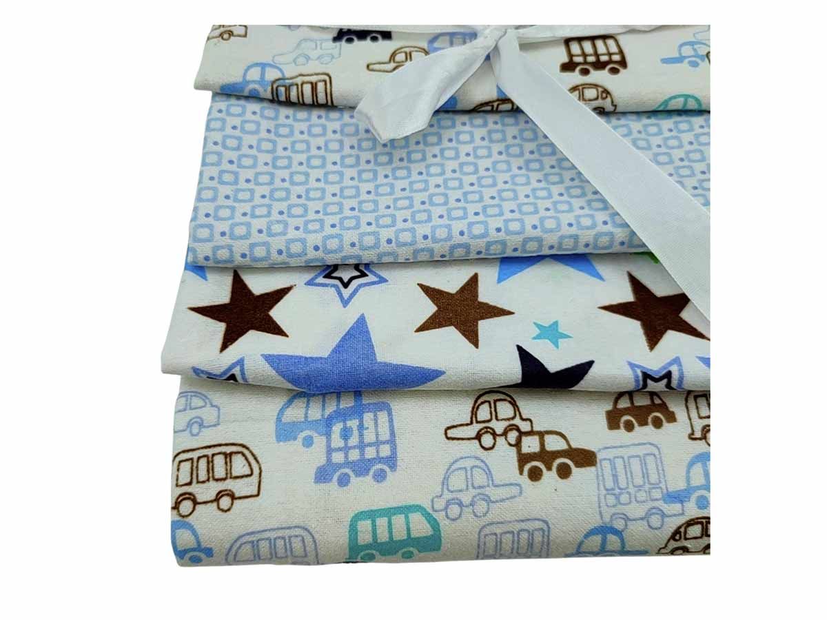 Set 4 Tutos Estampados Algodón