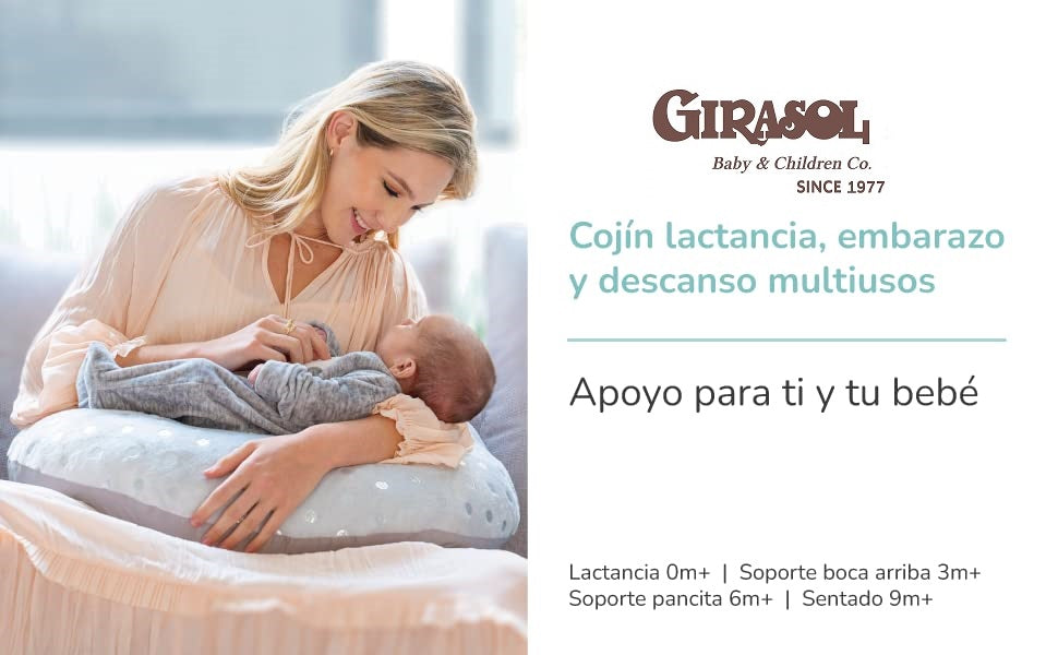 Cojín Lactancia Blanco Liso