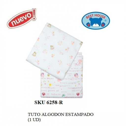 Tuto Algodón Estampado 1 Pcs Best House