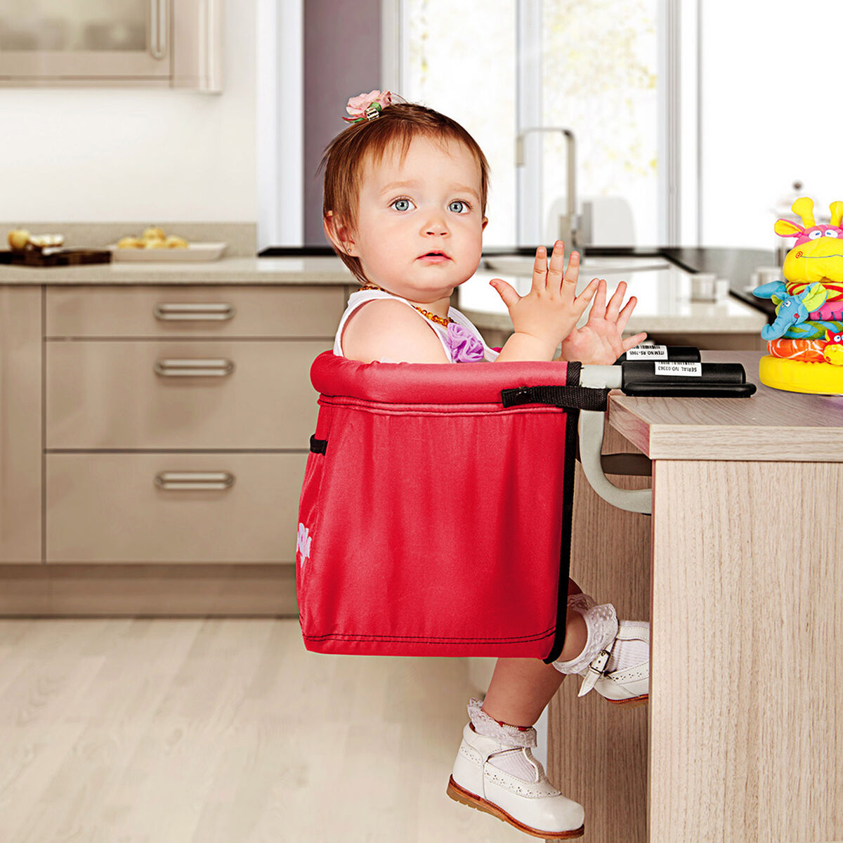 Silla De Comer Portable De Sujeción Universal A Superficies Planas