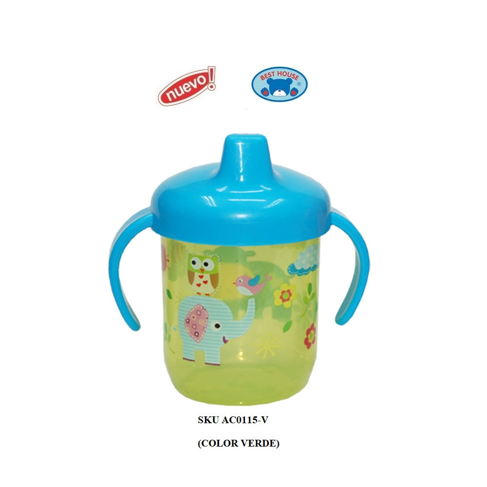 Vaso Con Manilla Animalitos