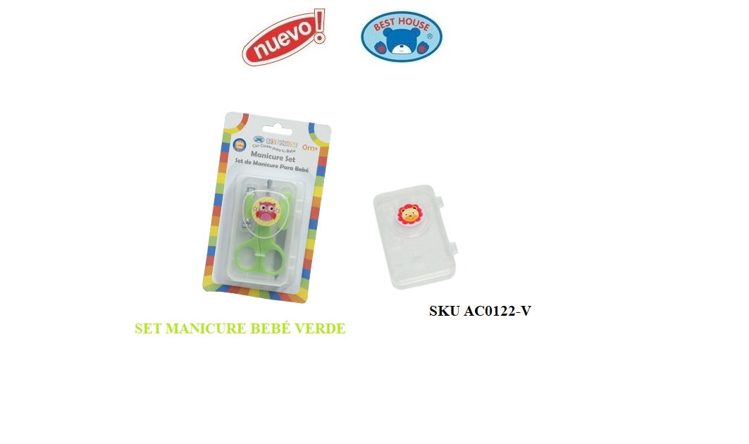 Set Manicure Tijeras Bebe
