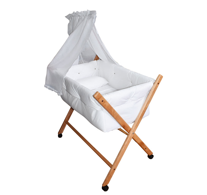 Cuna Moisés Oxford Con Dosel Full (Producto Sólo por Encargo y Retiro en Tienda)