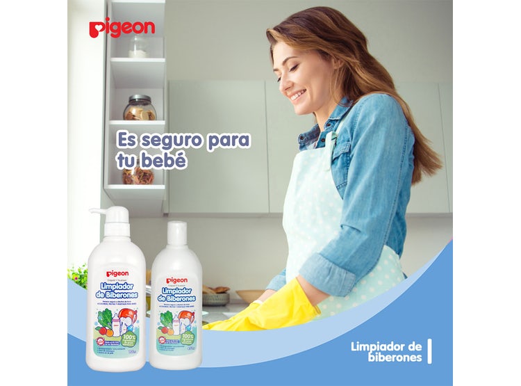Limpiador Liquido Biberones PIGEON 100% MADE JAPAN