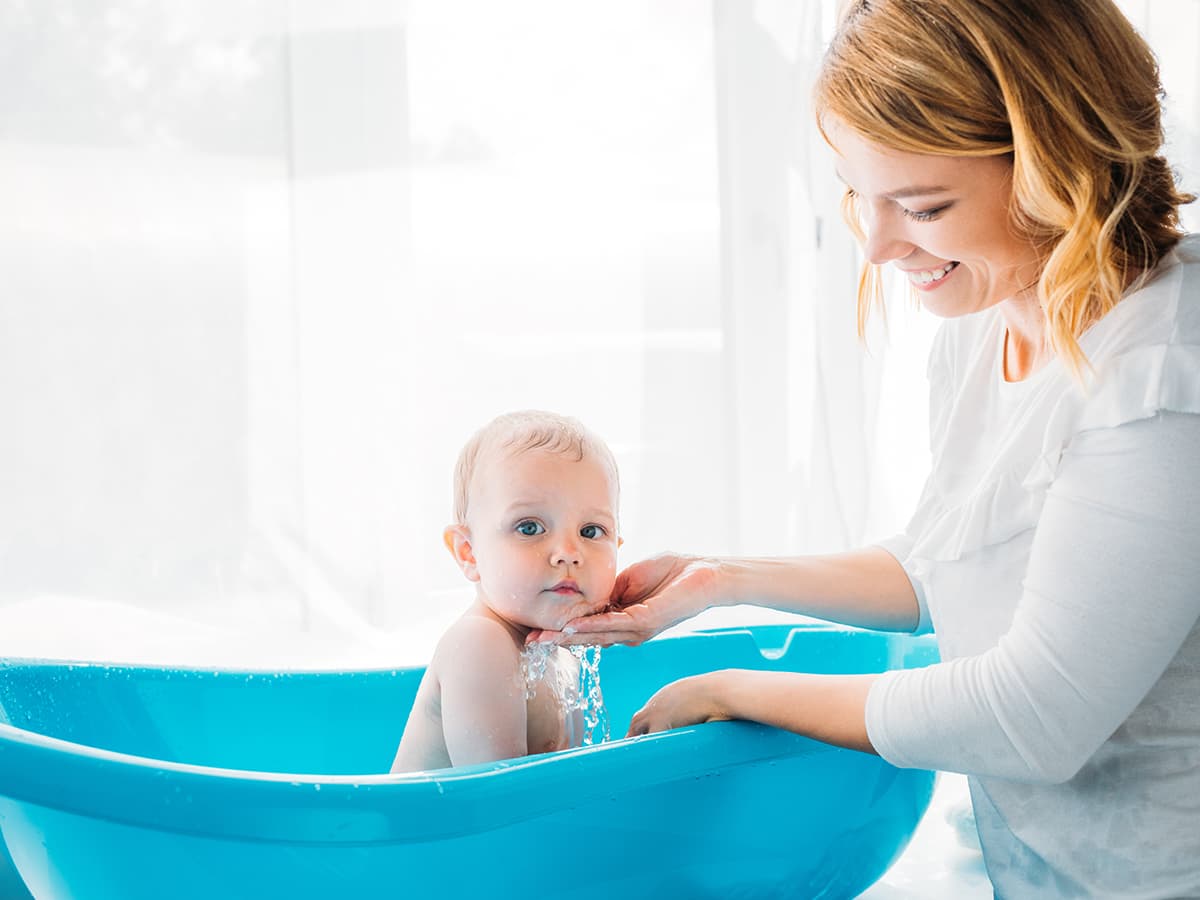Hamaca Textil para Bañera 4 Puntas