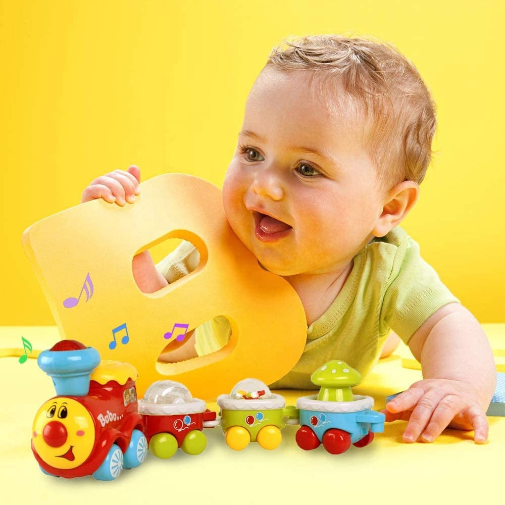 Tren Musical Interactivo Con Vagones Y Luces