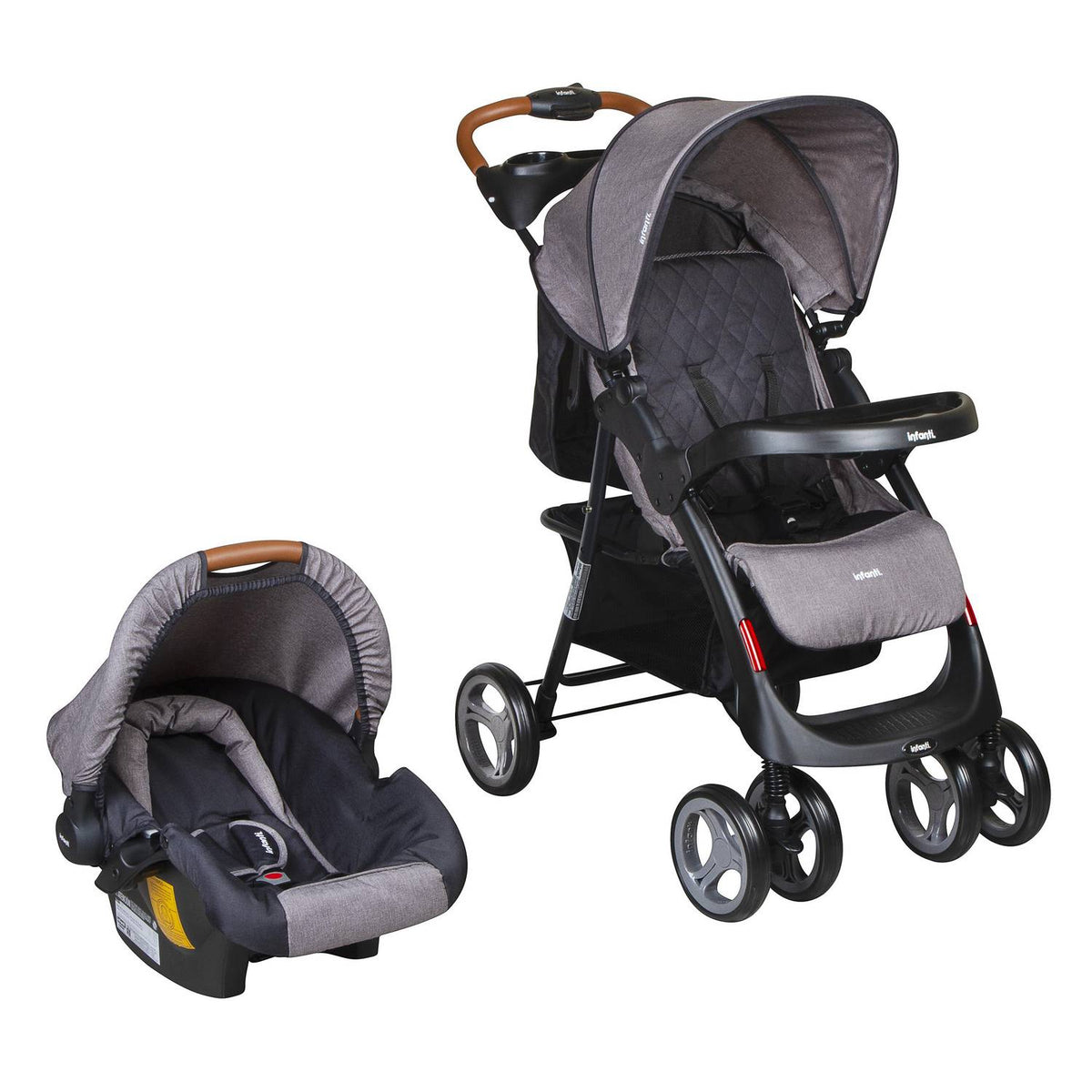Coche Full System C/Silla Auto - GRIS