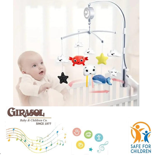 Móvil Musical Melodías Animales Del Mar