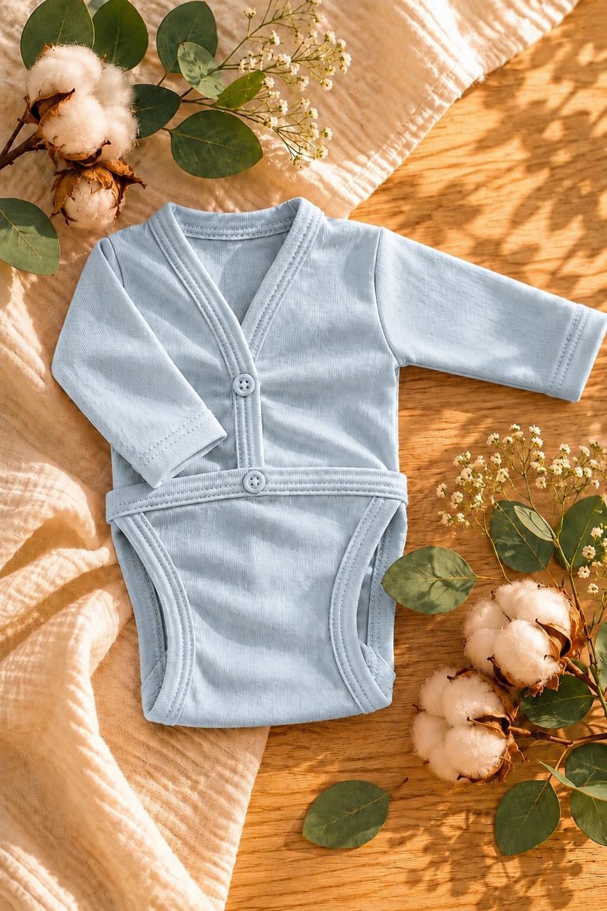 Baby Shower FILIUS Full Box Celeste Set 6 Recién Nacido Algodón Producto Hecho en Chile
