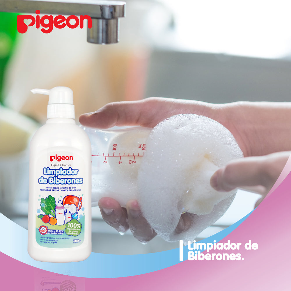 Limpiador Liquido Biberones PIGEON 100% MADE JAPAN