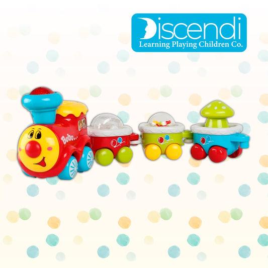 Tren Musical Interactivo Con Vagones Y Luces