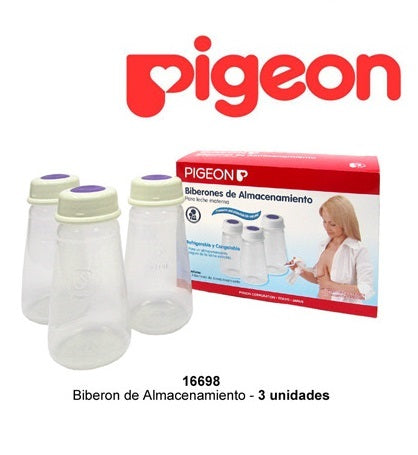 Contenedor Biberon De Almacenamiento Leche 3 Pcs