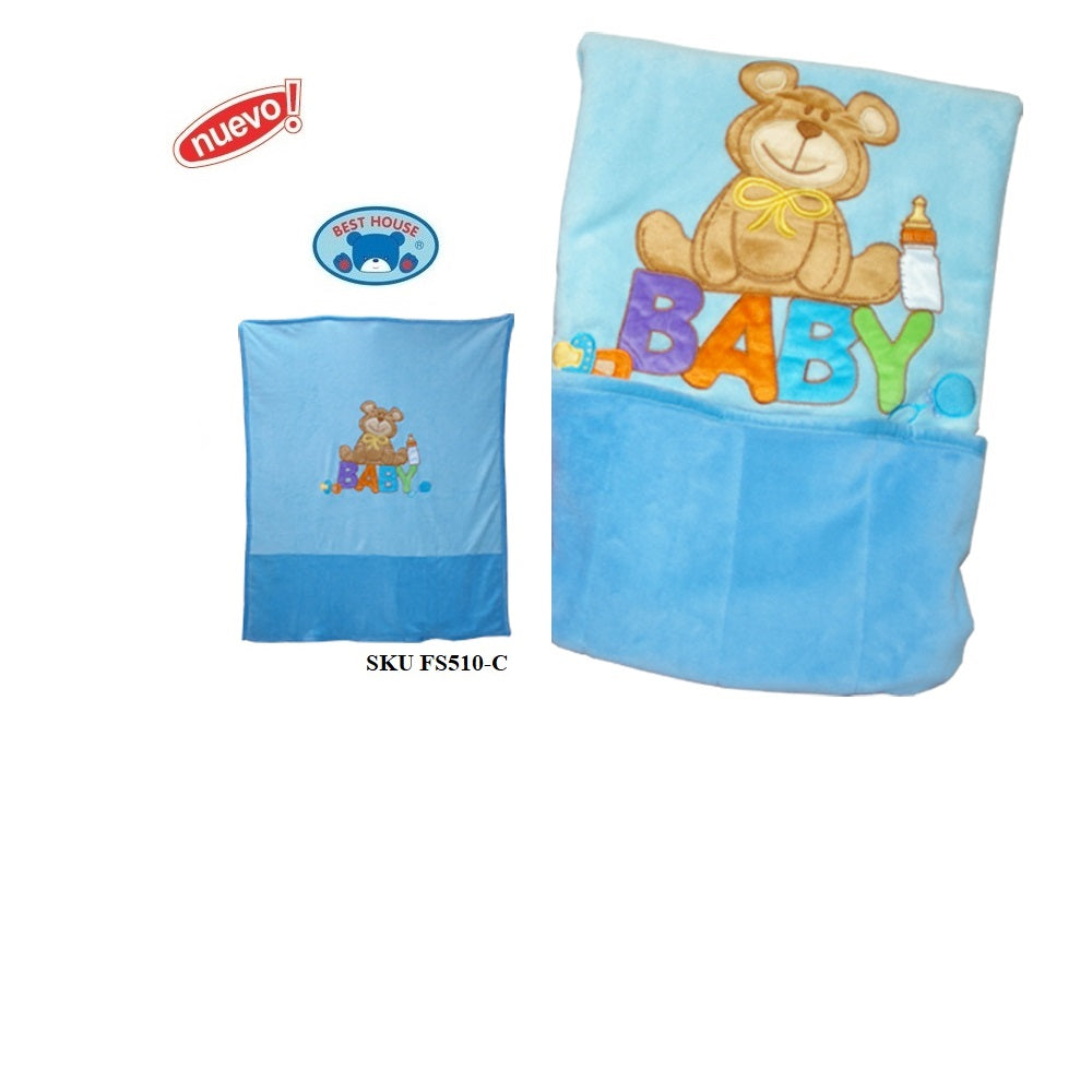 Frazada Cuna Estampada Micropolar Best House