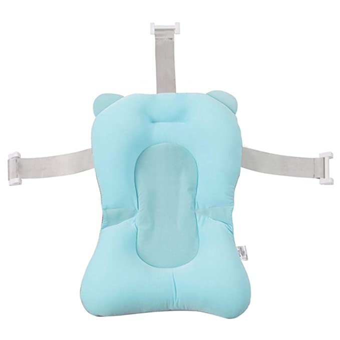 Cojin Soft Para Bañera 3 Puntas - CELESTE