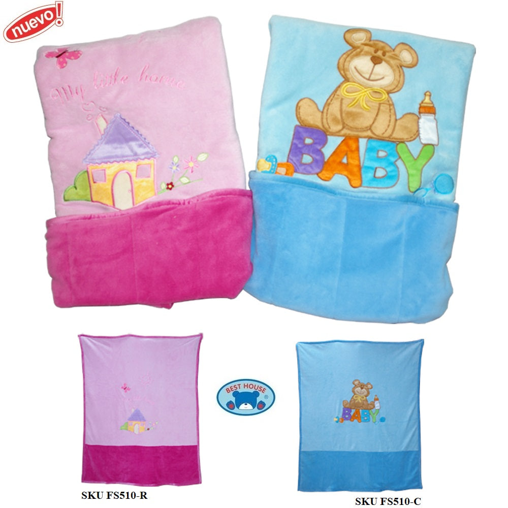 Frazada Cuna Estampada Micropolar Best House
