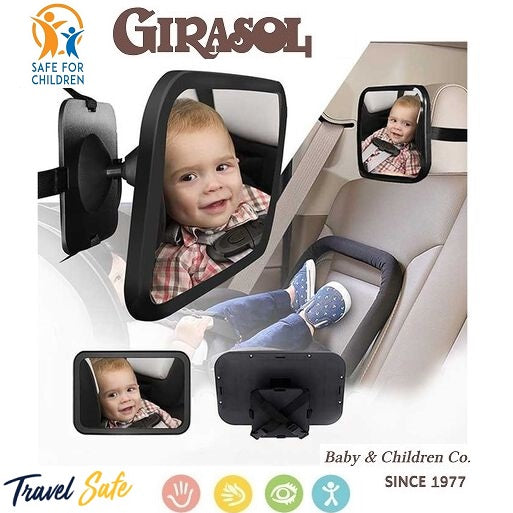 Espejo Retrovisor 360° De Seguridad Infantil Para Auto