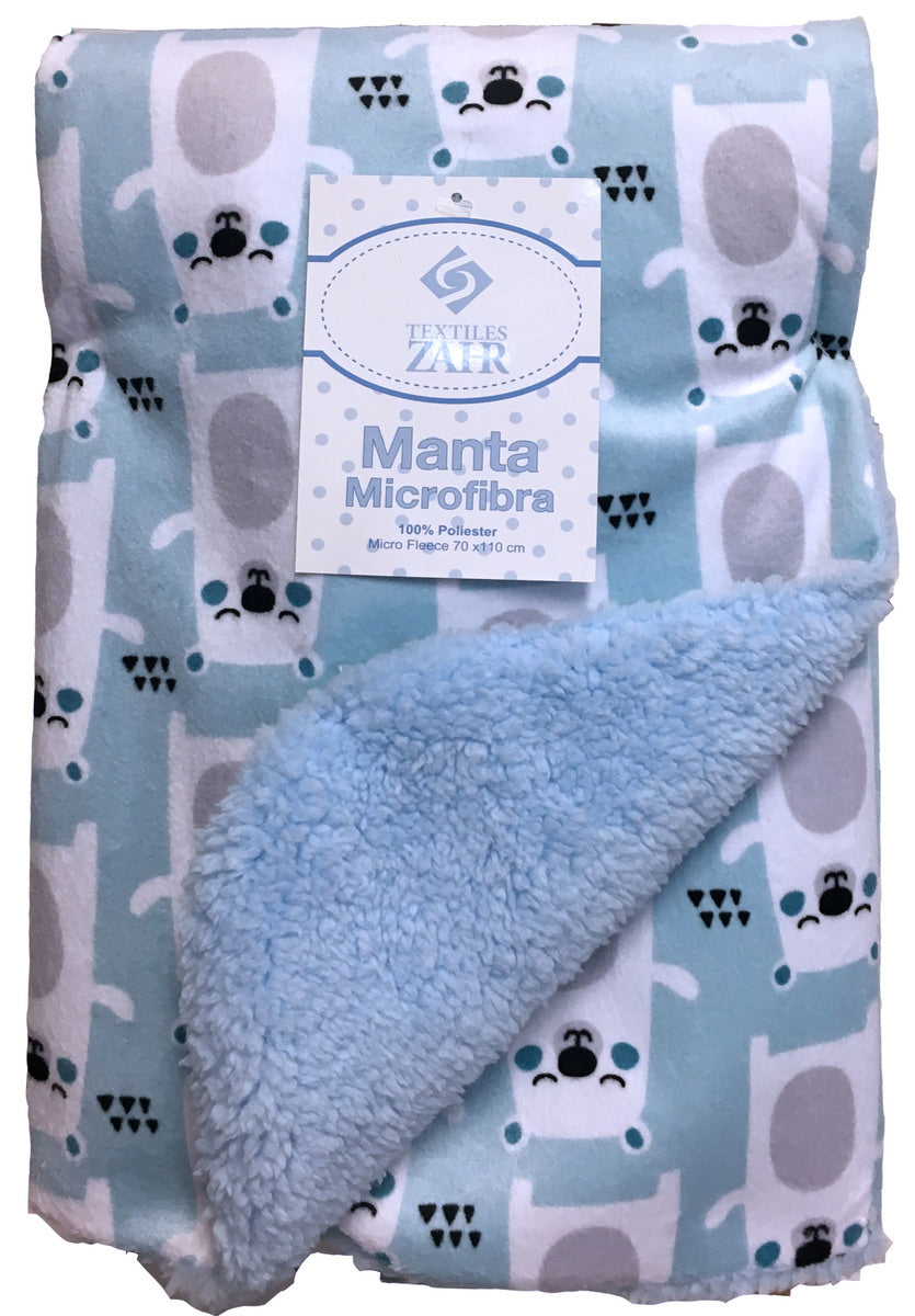 Manta Soft Sherpa Figura Estampada