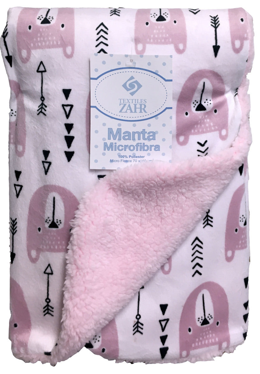 Manta Soft Sherpa Figura Estampada