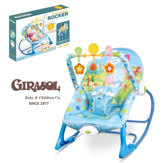 Silla Mecedora Musical Vibradora Elefante 18 Kg